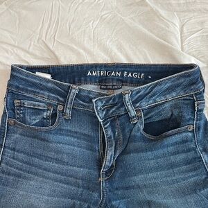 American Eagle Outfitters High Rise Dark Blue Jeans